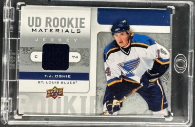 2008-09 Upper Deck Series 2 UD Rookie Materials RM-TO T.J. Oshie St Louis Blues - Image 1 of 2