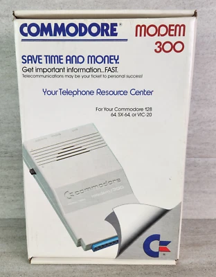 Vintage Commodore 64 Modem 300 Box Only - Great Condition NO Modem - Image 1 of 4