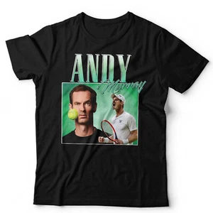 Andy Murray T Shirt Appreciation Unisex Throwback Homage Tennis Wimbledon - Picture 1 of 10