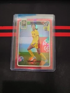 2023 Donruss FIFA Womens World Cup RED #29 Yang Lina /299 RC - Picture 1 of 2