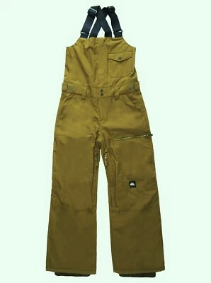 Pantalones con tirantes de nieve QUIKSILVER UTILITARIOS juveniles - CQW0 - talla juvenil pequeña/10 ÚLTIMO Foto 1 de 2