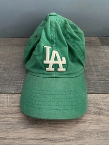 MLB "LOS ANGELES DODGERS" Green Adjustable Baseball Cap One Size - Picture 1 of 8