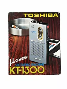 TOSHIBA KT 1300 U Corder Diktiergerät Kassettenrekorder NEU Kassette Walkman TOP - Bild 1 von 12