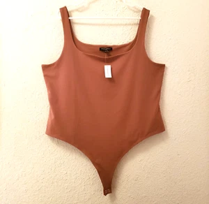 NWT Banana Republic Scoop Neck Thong Bodysuit XXL Hue 165 - Picture 1 of 11