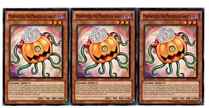 Yugioh- 3X Pumprincess the Princess of Ghosts - Common - 1st - SHSP-EN032 - NM - Picture 1 of 1