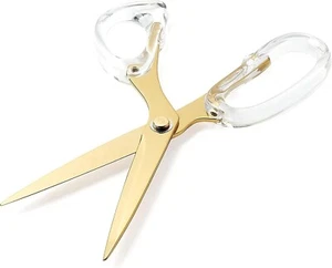 9” Stainless Steel Acrylic Scissors for Office and Home - Aesthetic and Sharp... - Picture 1 of 8