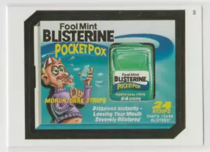 2005 Topps Wacky Packages Trading Card Sticker Blisterine Pocketpox Fool Mint #3 - Picture 1 of 2