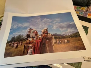 “In The Valley Of The San Juan” Signed & Numbered Print Listed Artist Paul Calle - Picture 1 of 9