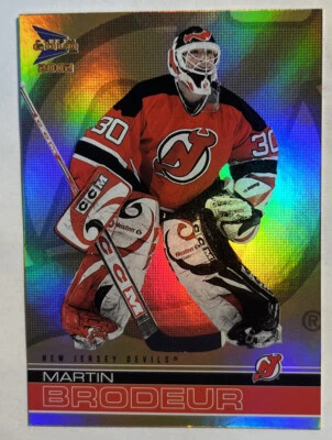 2001-02 Pacific Prism Gold McDonald's Martin Brodeur #24 New Jersey Devils - Image 1 of 2