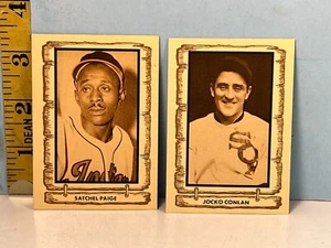 1981 Cramer Sports Promotions Baseball Legends Satchel Paige, Jocko Conlan - Picture 1 of 4