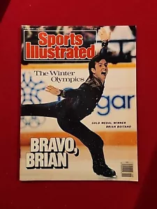 RARE NEWSSTAND 1988 Brian Boitano Sports Illustrated Figure Skating Olympics USA - Picture 1 of 8