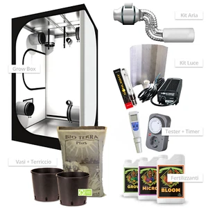 Kit Coltivazione Indoor Completo - Growroom Allestita Idroponica Basso Consumo - Foto 1 di 1