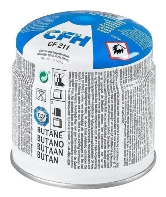 CFH Gaskartusche Butandruckgaskartusche 190g Stechgaskartusche CF211 - Bild 1 von 4