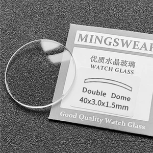 1,5 mm dickes doppelt gewölbtes Mineral Uhrenglas Uhrenkristall 20-60 mm ersetzt - Bild 1 von 3