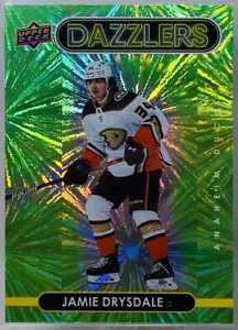 2021-22 Upper Deck Series 1 Jamie Drysdale Dazzlers Green Rookie RC #DZ-2 - Picture 1 of 2