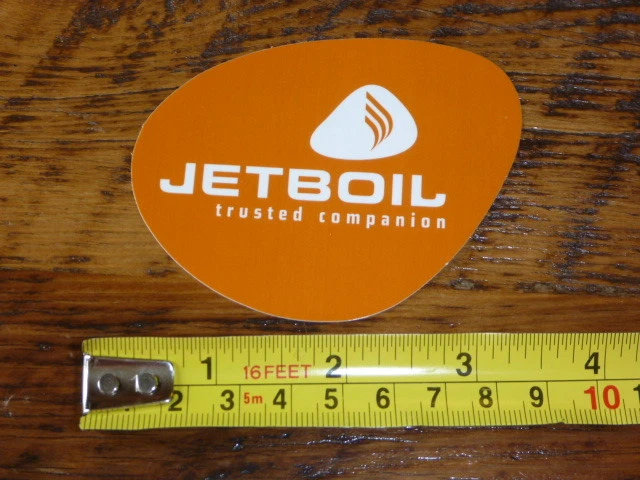 JETBOIL Flash Cooking System STICKER Decal NEW Stove