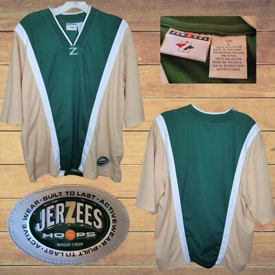 Pulôver Jerzees Vintage Anos 90 Warm Up Grande Aros de Basquete Cores Notre Dame - Imagem 1 de 4