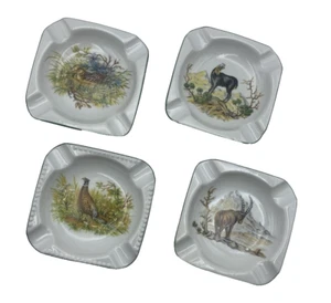 Vintage German Porcelain Ashtray Individual k8 Germany Set of 4 - Picture 1 of 11