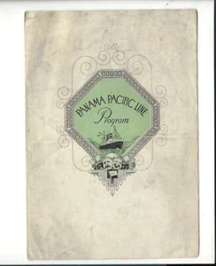 Original Vintage Program Guide PANAMA PACIFIC LINE S.S."California" 1936 - Picture 1 of 2