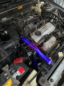 Blue Silicone Radiator Hose for Proton Wira Satria Persona 1.3L 1.5L 4G13 4G15 - Picture 1 of 12