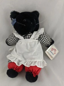 Applause Marybelle Katze Plüschtier 12 Zoll schwarz 3919 1985 Stofftier Spielzeug - Bild 1 von 11