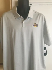 Los Angeles Lakers NBA SHORT SLEEVE 2XL NIKE DRI-FIT POLO GOLF SHIRT BASKETBALL - Picture 1 of 3