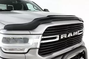 FULL PROFILE Bug Shield (2019-2020 RAM 2500 & 3500) Deflector Hood Guard Smoke - Picture 1 of 3