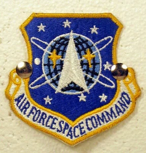 USAF US Air Force Space Command vollfarbiges Abzeichen Abzeichen Aufnäher V2 - Bild 1 von 1