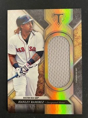 HANLEY RAMIREZ 2017 TOPPS TRIPLE THREADS UNITY JUMBO RELIC /36 BOSTON *8615 - Image 1 of 2