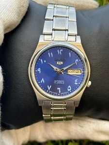 Vintage Seiko 5 Arabic Automatic Mens Watch Day/Date 7009 Japan - Picture 1 of 15