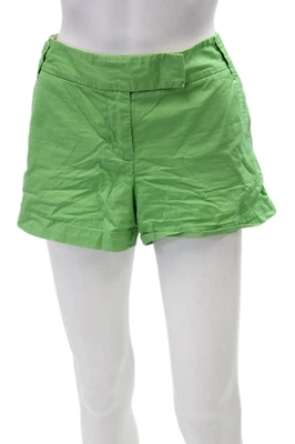 Pantalones Cortos Chinos J Crew Para Mujer Clásicos Sarga Tiro Medio Verde Lima Algodón Talla 8 Foto 1 de 4