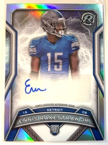 2024 Topps Resurgence Ennis Rakestraw Jr. RC Refractor Auto #RRSER Detroit Lions - Picture 1 of 2