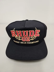 Rhude Desert Hill Black HAT CAP BLACK Authentic NEW - Picture 1 of 6