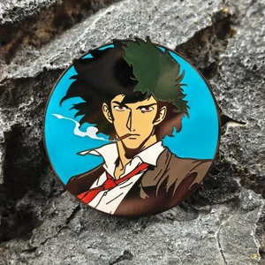 Cowboy Bebop Spike Spiegel 2,0" Emaille Pin Metall Anstecker Brosche Figur Anime - Bild 1 von 4