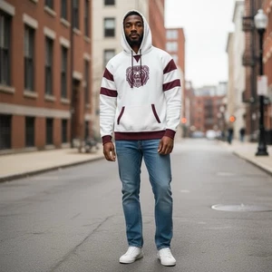 Champion Missouri State Bears Double Sided Hooded Sweatshirt Sz Medium - Picture 1 of 14