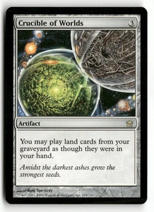 2004 MTG Magic Fifth Dawn 114/165 Crucible of Worlds - Picture 1 of 2