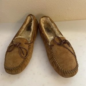 UGG Dakota Kastanienbraun Wildleder Slipper Mokassins Damengröße 11 - Bild 1 von 13