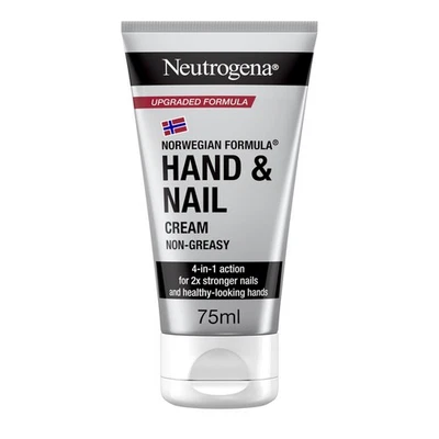 Neutrogena Norwegian Formula Hand and Nail Cream (1x 75ml), Nourishing,
