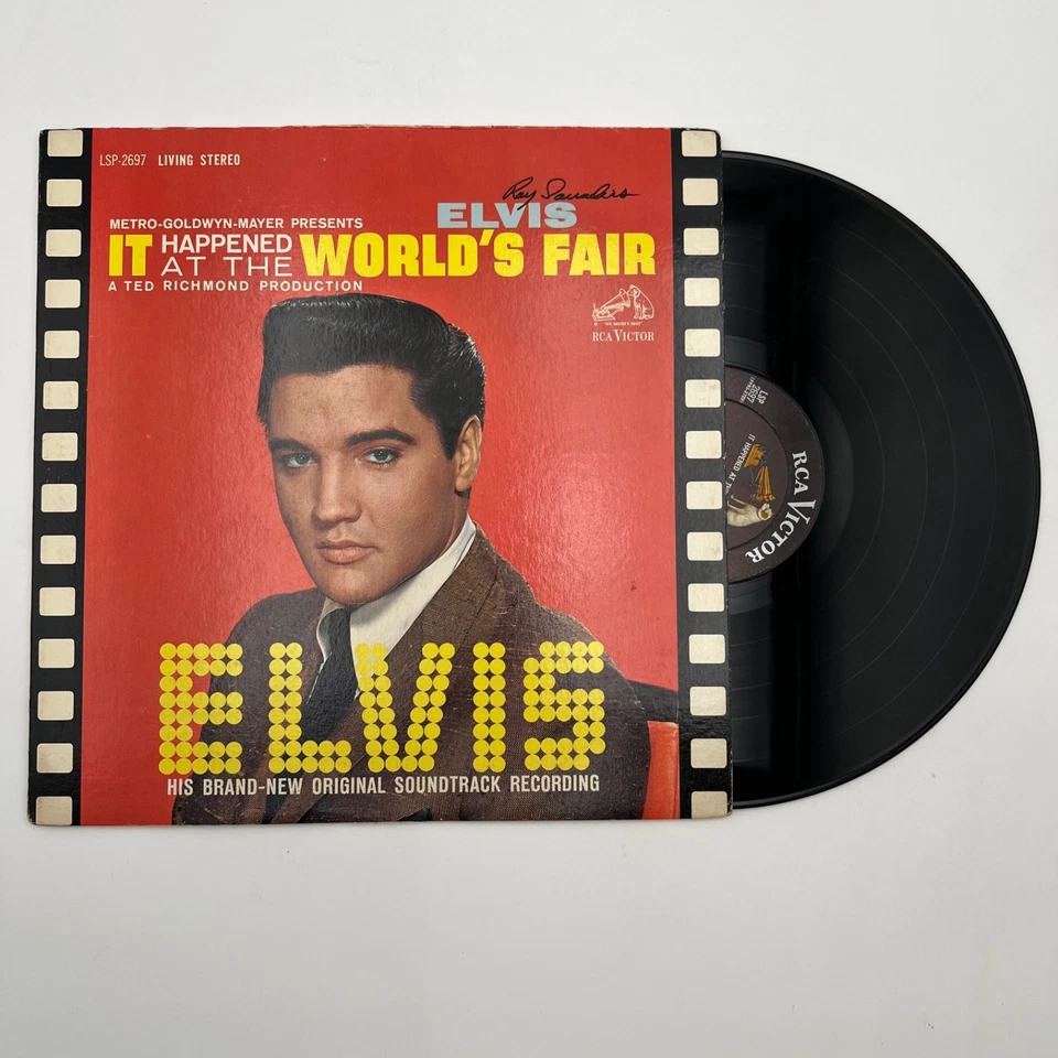 Elvis It Happened At The World’s Fair Soundtrack 1963 RCA LSP-2697 Vinyl Record Foto 1 de 4
