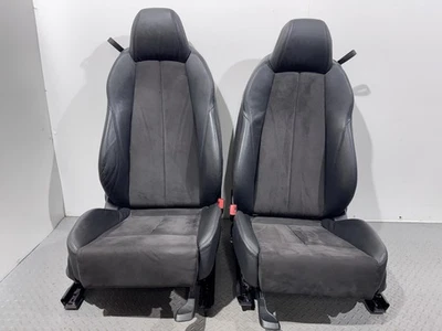AUDI TT FV 8S SPORT HALF LEATHER ALCANTARA FRONT SEATS SET - Image 1 of 4