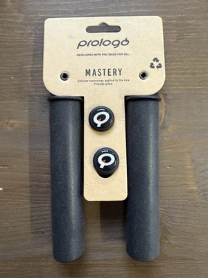 coppia manopole mastery / silicone lunghezza 130 mm nero  Prologo bici mtb - Immagine 1 di 2