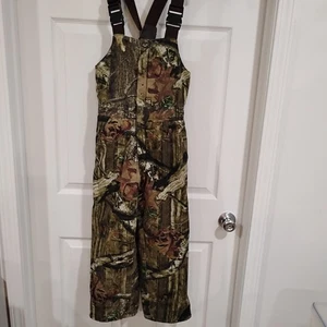 RedHead For Youth M Camo Lined Overalls Crisscross Straps Zip Legs Outdoors Hunt - Picture 1 of 20