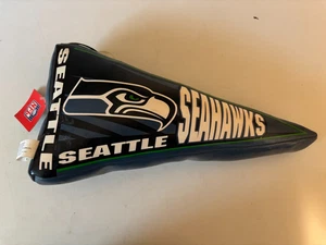 2003 11" Good Stuff NFL Seattle Seahawks Suction Cup Window Pennant Plush w/ Tag - Picture 1 of 2