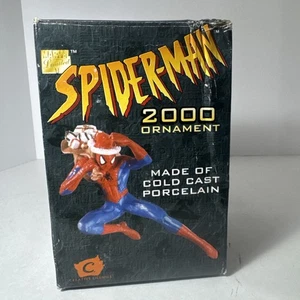 Rare Limited Edition Spider-Man Cold Cast Porcelain Christmas Ornament 681/2000 - Picture 1 of 6