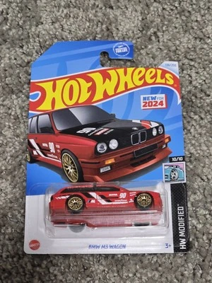 Hotwheels BMW M3 Wagon Red 2024 10/10 - Image 1 of 4
