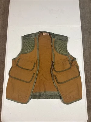 Saftbak Vintage Heavy duty Pheasant Hunting Canvas Vest Size XL - Image 1 of 4