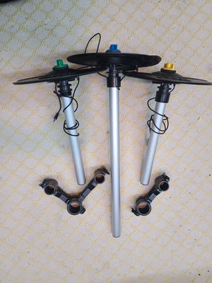 Rock Band 2 барабан 3 тарелки расширение набор для Xbox 360 PS3 - полностью протестирован - Изображение 1 из 3