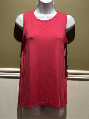 adrienne vittadini 上衣 Fuchsia 粉红色背心 S 全新带标签 — 第 1/4 张图片