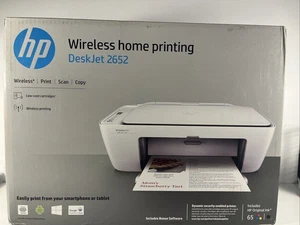 HP Deskjet 2652 Wireless Color Inkjet All-in-one Printer Brand New in Box - Picture 1 of 5
