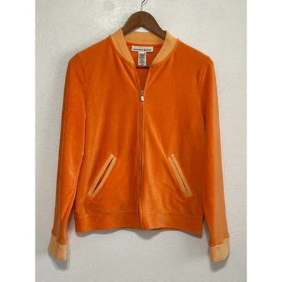 Chaqueta de Pana Terciopelo Amarillo Naranja Años 80 90 Cremallera Completa M Retro Punk Streetwear  Foto 1 de 4